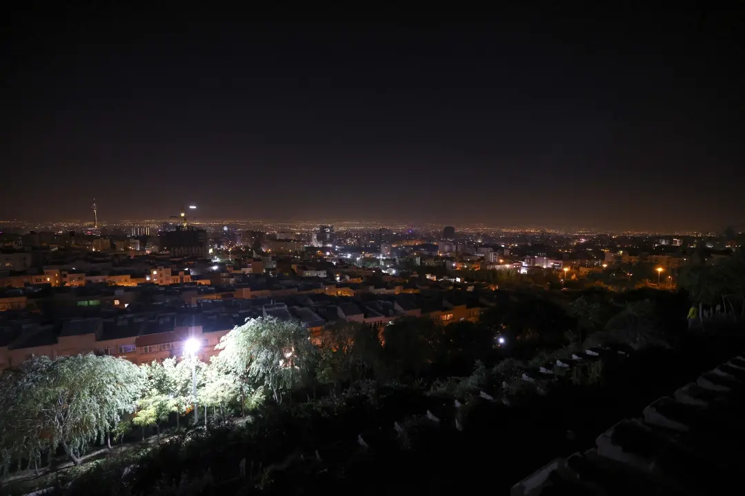 A general view of Tehran after several explosions were heard | Photo: AFP