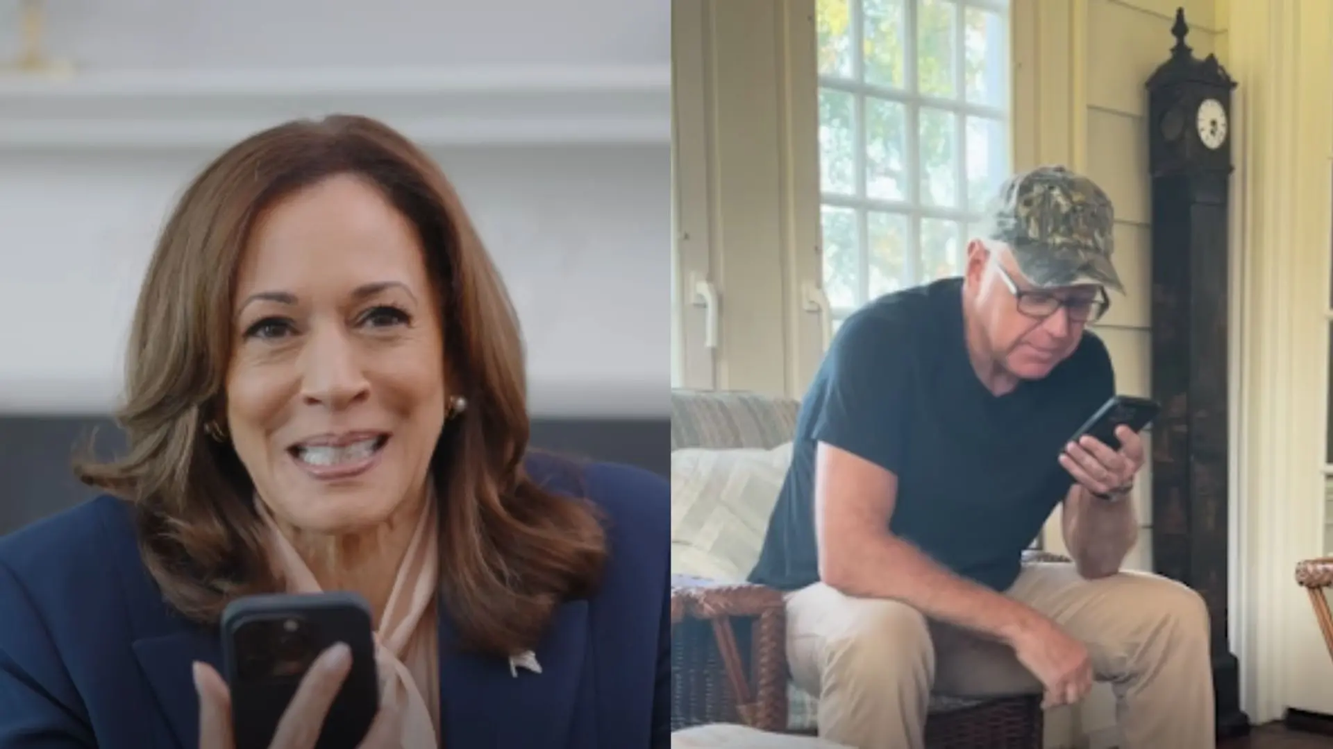 Kamala Harris and Tim Walz