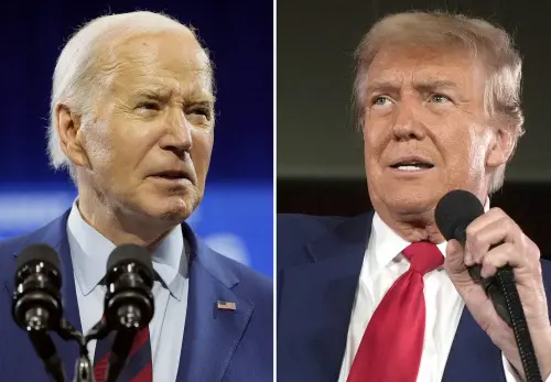 From (R) Donald Trump and Joe Biden. l File Photo; AP