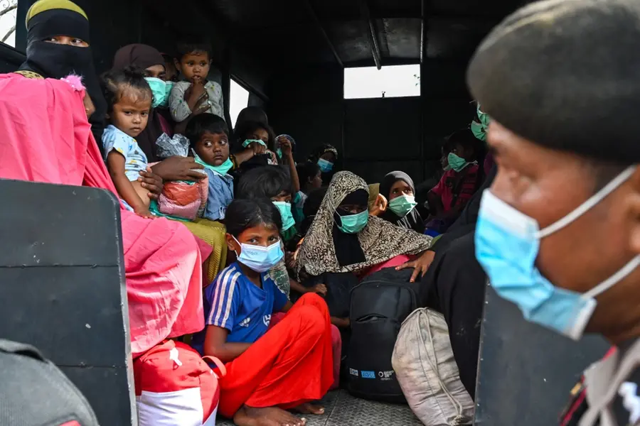 Indonesia rescues over 150 Rohingya refugees stranded at sea