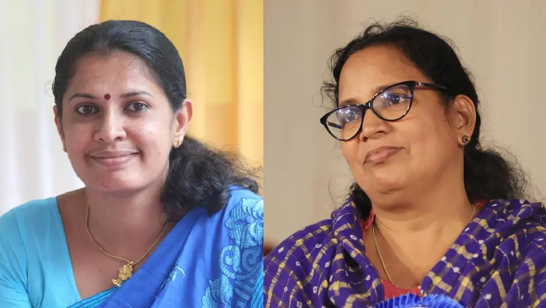 PP Divya, KK Rema | Photo: Mathrubhumi