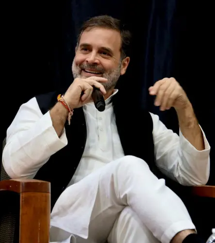 Rahul Gandhi in Texas | Photo: PTI
