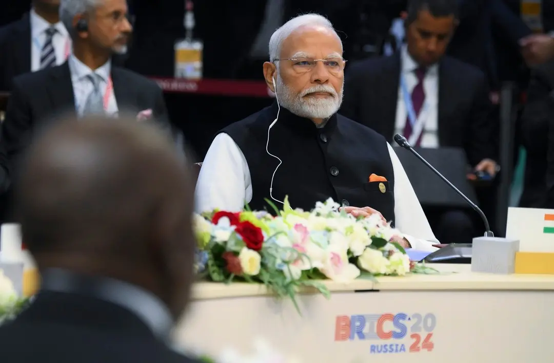 Prime Minister Narendra Modi attends a plenary session of the 16th BRICS Summit | Photo: PTI
