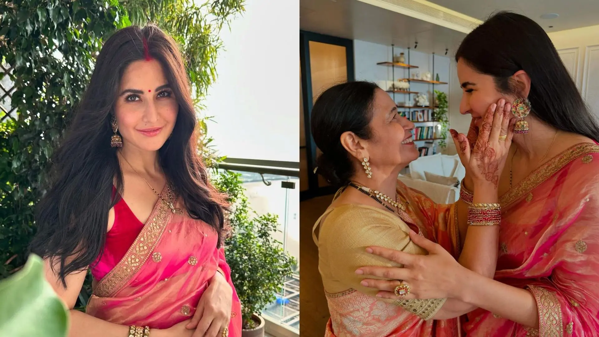 Katrina Kaif, the actress with her mother-in-law Veena Kaushal | Photos: instagram.com/katrinakaif/