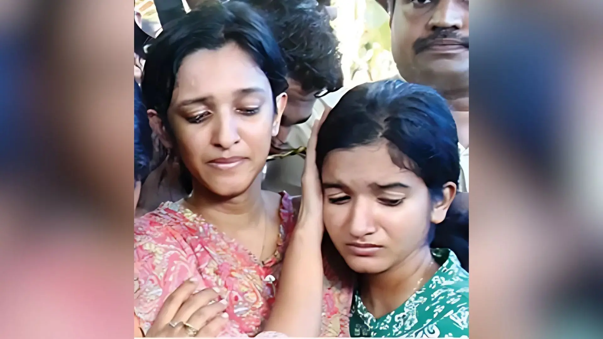Daughters of deceased ADM Naveen Babu | Photo: Mathrubhumi
