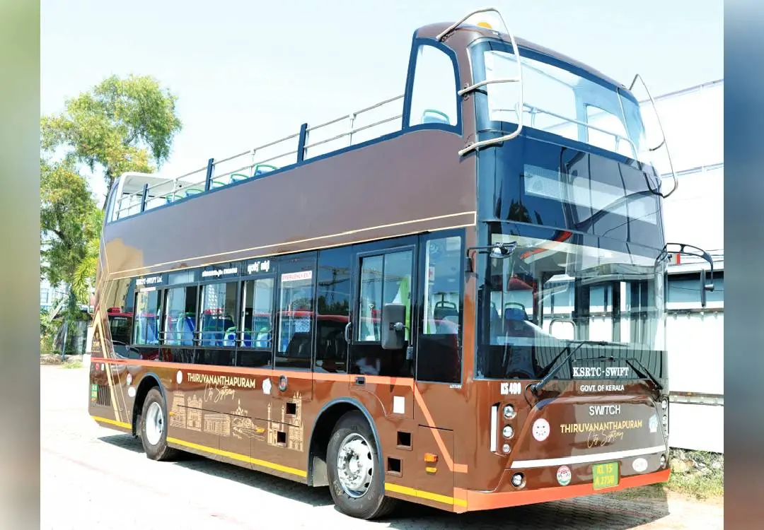 KSRTC double-decker bus