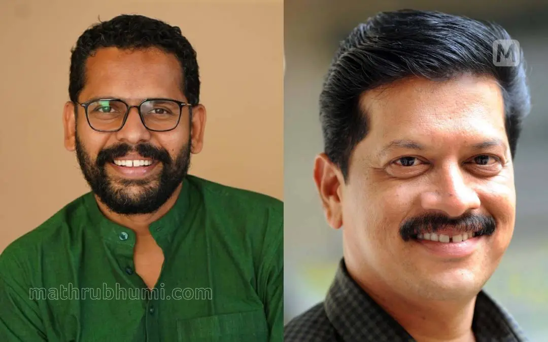 From (L) Dr P Sarin and UR Pradeep | Photo: Mathrubhumi