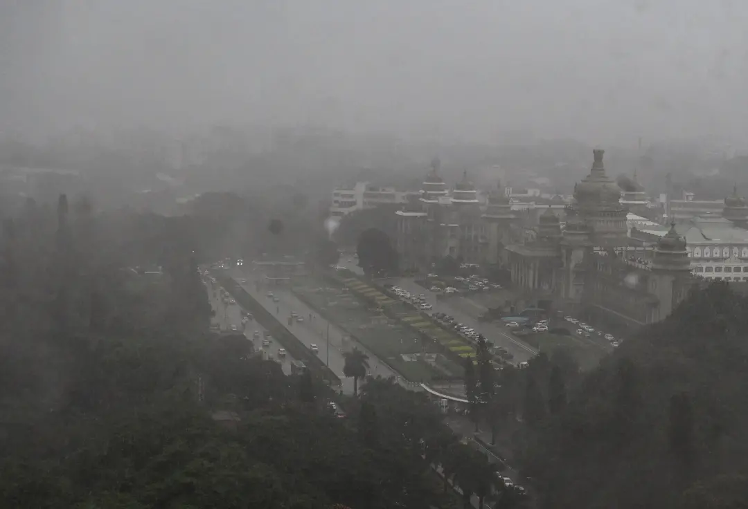 Heavy rain in Bengaluru | Photo: PTI