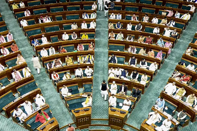 Oppn MPs demand discussion on \"NEET\" row in Parliament; raise slogans as education min takes oath