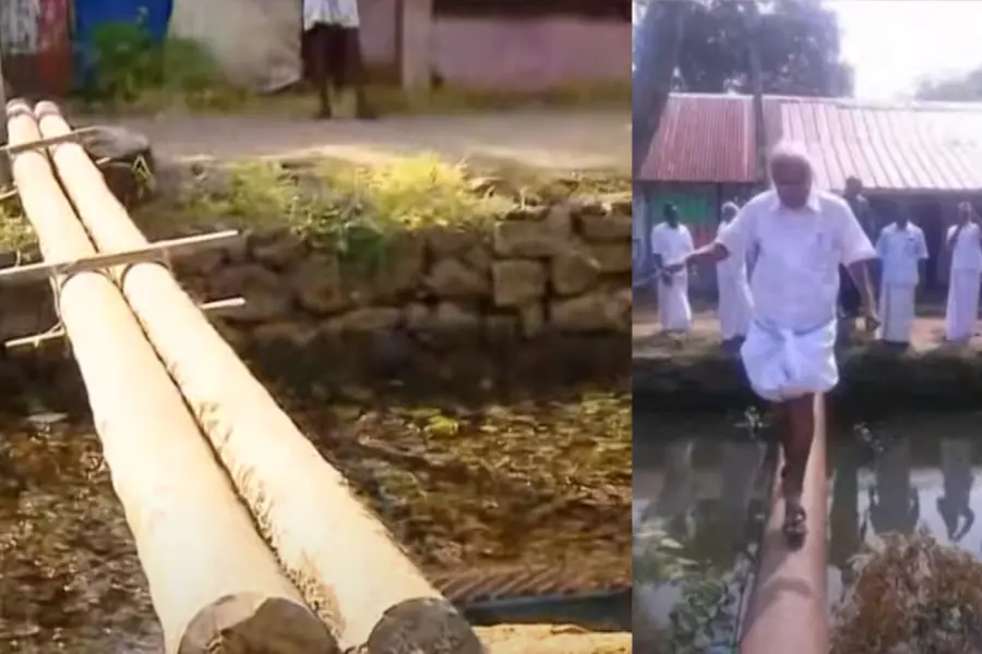Puthuppally bypoll: Photo of log bridge puts Left, Right loyalists at loggerheads; here's the truth