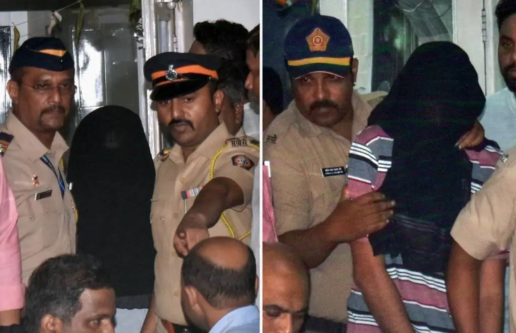 ബാബാ സിദ്ധീഖിയുടെ കൊലപാതകത്തില്‍ അറസ്റ്റിലായ ഗുര്‍മായില്‍ സിങ്, ധര്‍മരാജ് കശ്യപ് എന്നിവരെ കോടതിയില്‍ ഹാജരാക്കിയപ്പോള്‍ | Photo: ANI