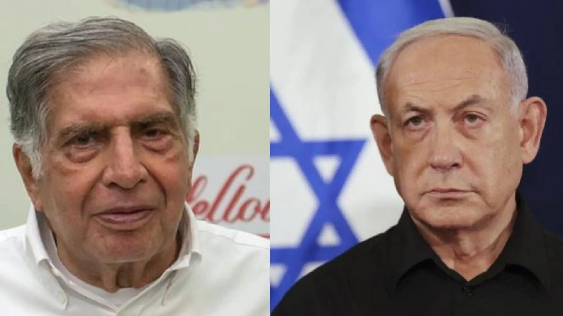 Ratan Tata; Benjamin Netanyahu |  Photo: PTI, AFP