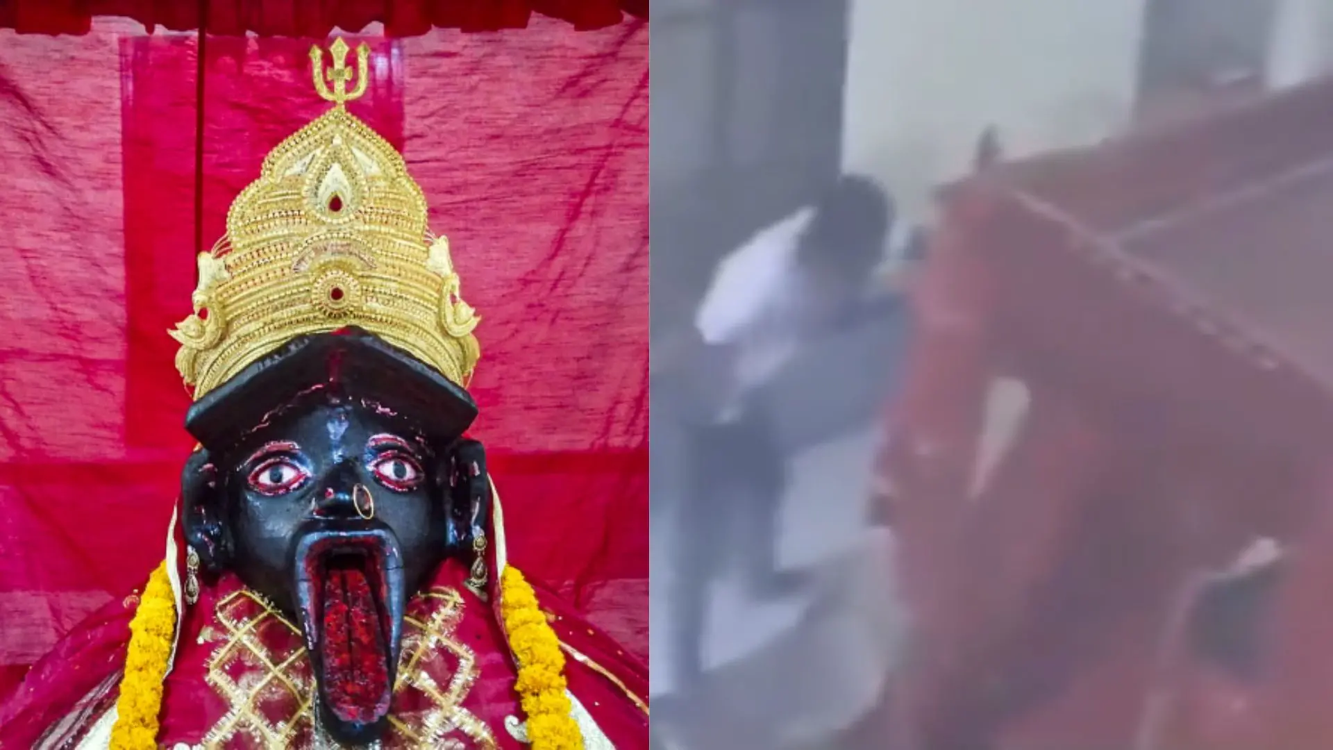 A hand-made 'mukut' (crown) made of silver with gold plating, that was placed on Mata Kali's idol by Prime Minister Narendra Modi during his visit to the temple, in Satkhira. India has urged Bangladesh to investigate the reported theft of a religious article that was gifted by Prime Minister Narendra Modi to the Jeshoreshwari Kali temple during his visit to that country in 2021.