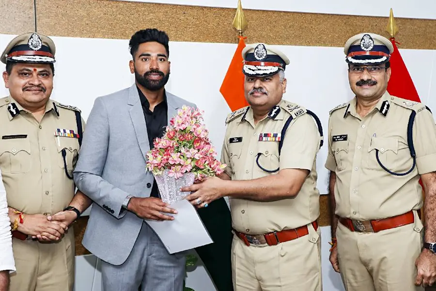Siraj in Khakee: Fiery pacer takes charge as Deputy Superintendent of Police in Telangana