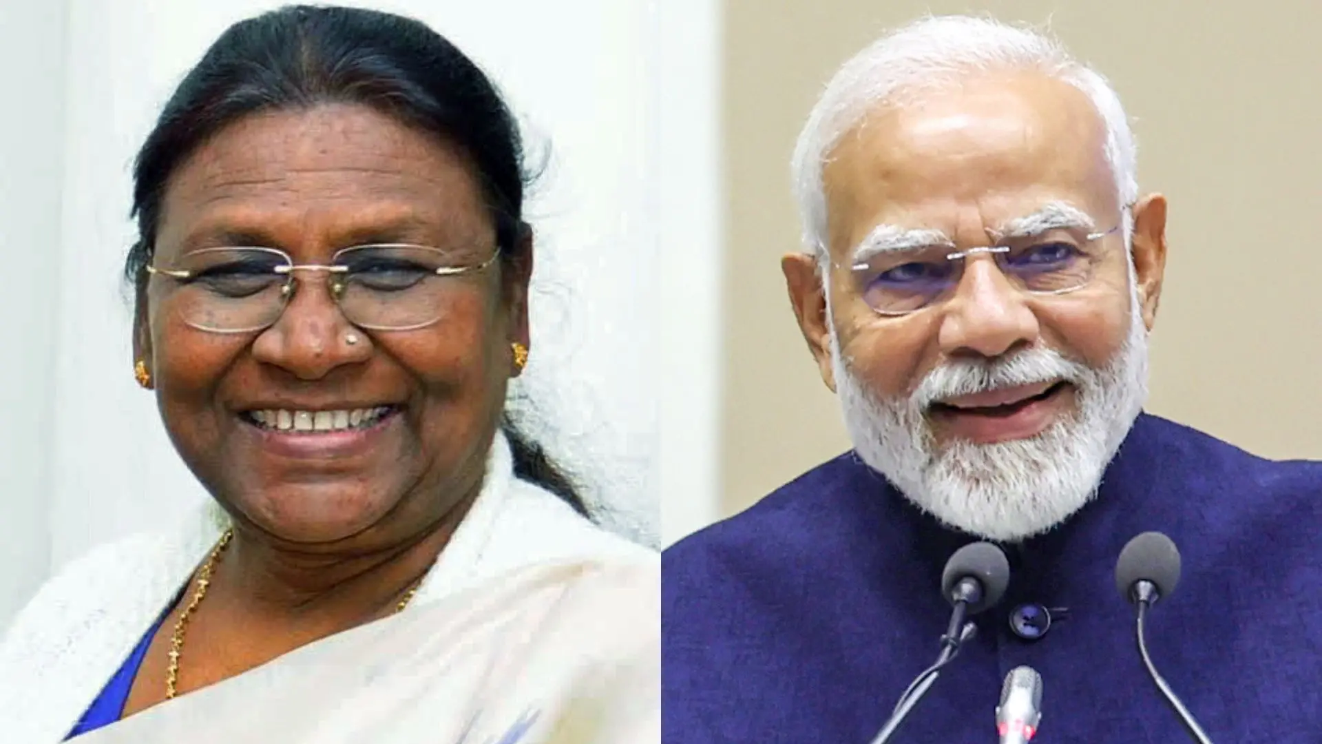 President Droupadi Murmu, Prime Minister Narendra Modi
