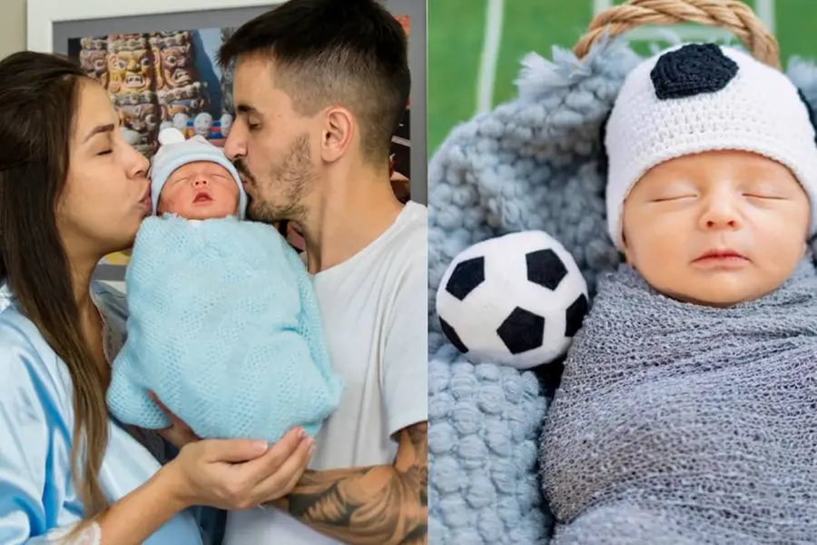 A new member joins the Kerala Blasters family: Adrian and Mariana welcome baby Santino