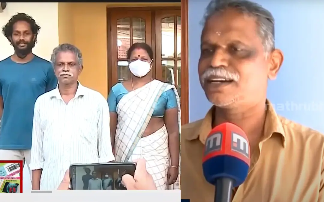 Jayapalan with his family