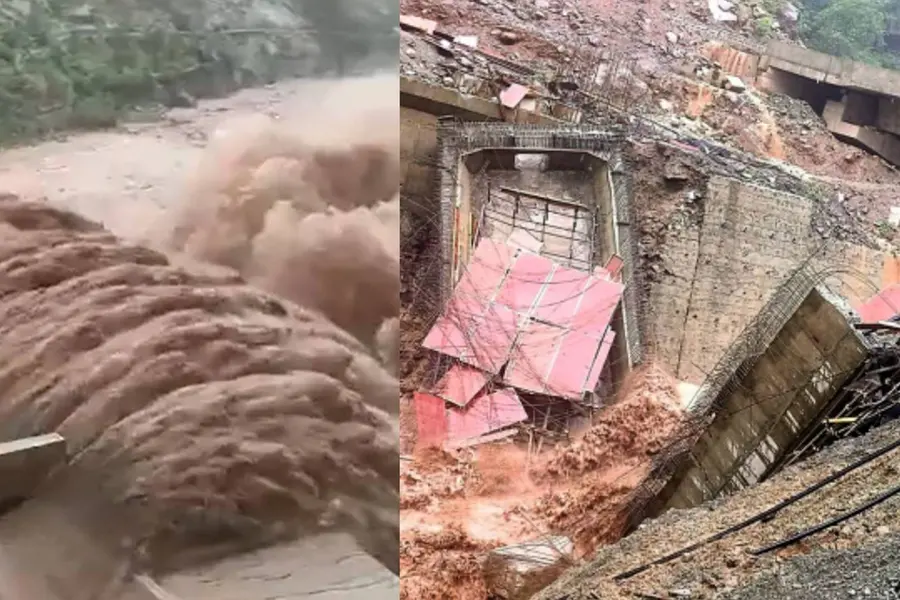 Flash floods, landslides as heavy rains, snowfall lash Jammu and ...
