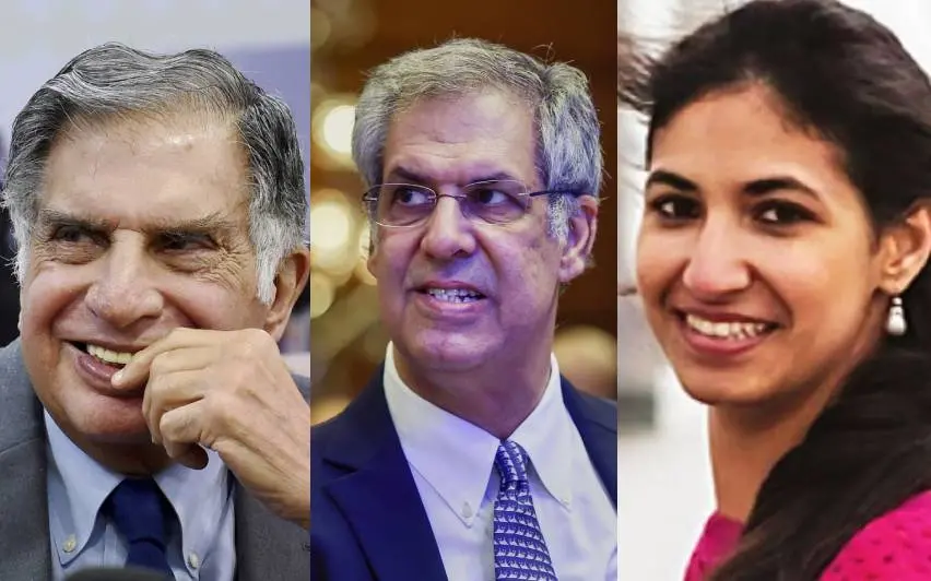 Ratan Tata, Noel Tata, Maya Tata | Photo: PTI