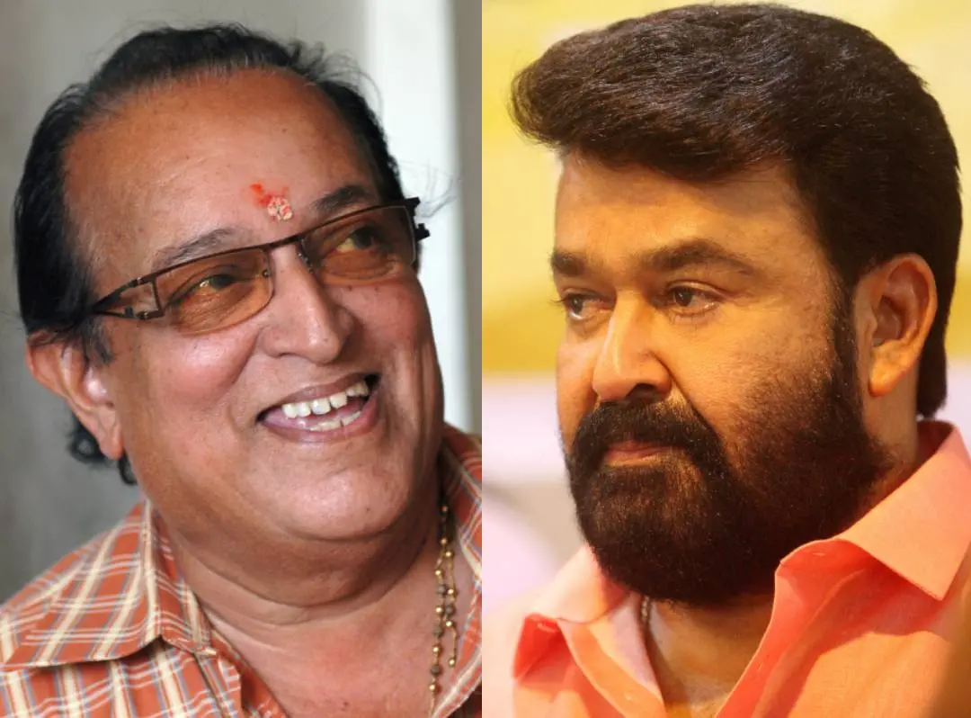 From (L) TP Madhavan and Mohanlal. | Photo: Arranged