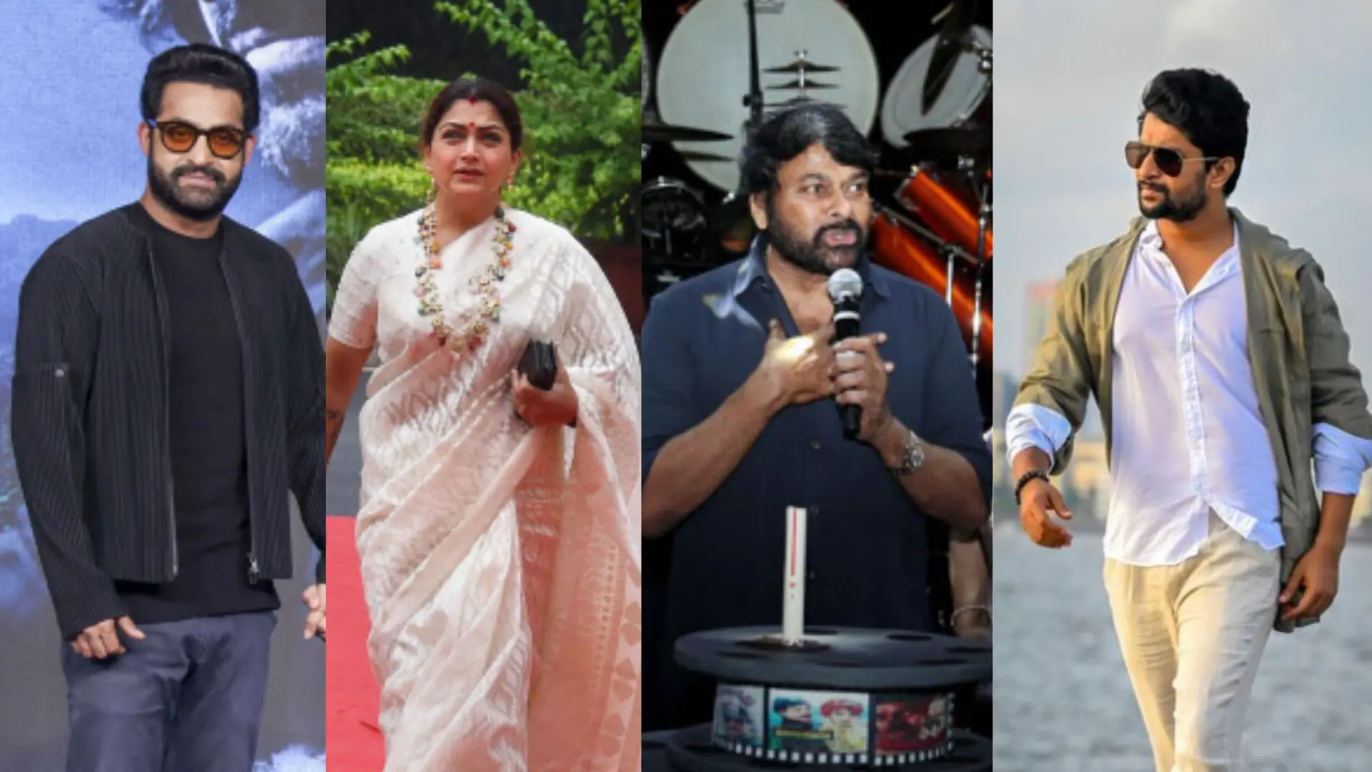 Jr. NTR, Khusbhu Sundar, Chiranjeevi Konidela, Nani