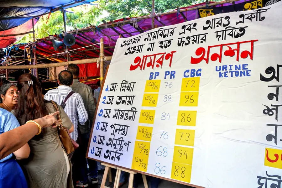 RG Kar protest: Junior doctors’ hunger strike enters day 4; mega rally today
