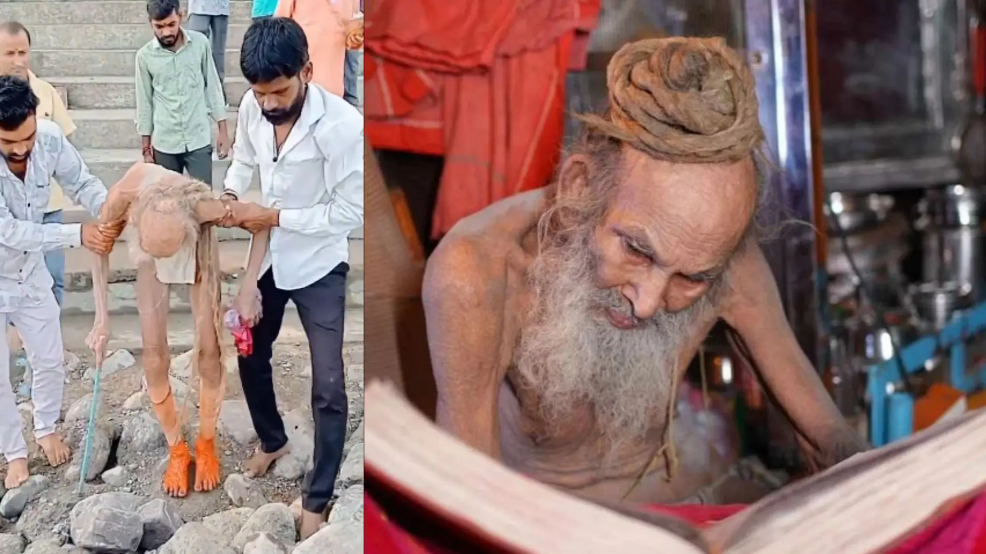 188-year-old man video, Siyaram Baba | Photo: x, facebook/santsiyarambaba
