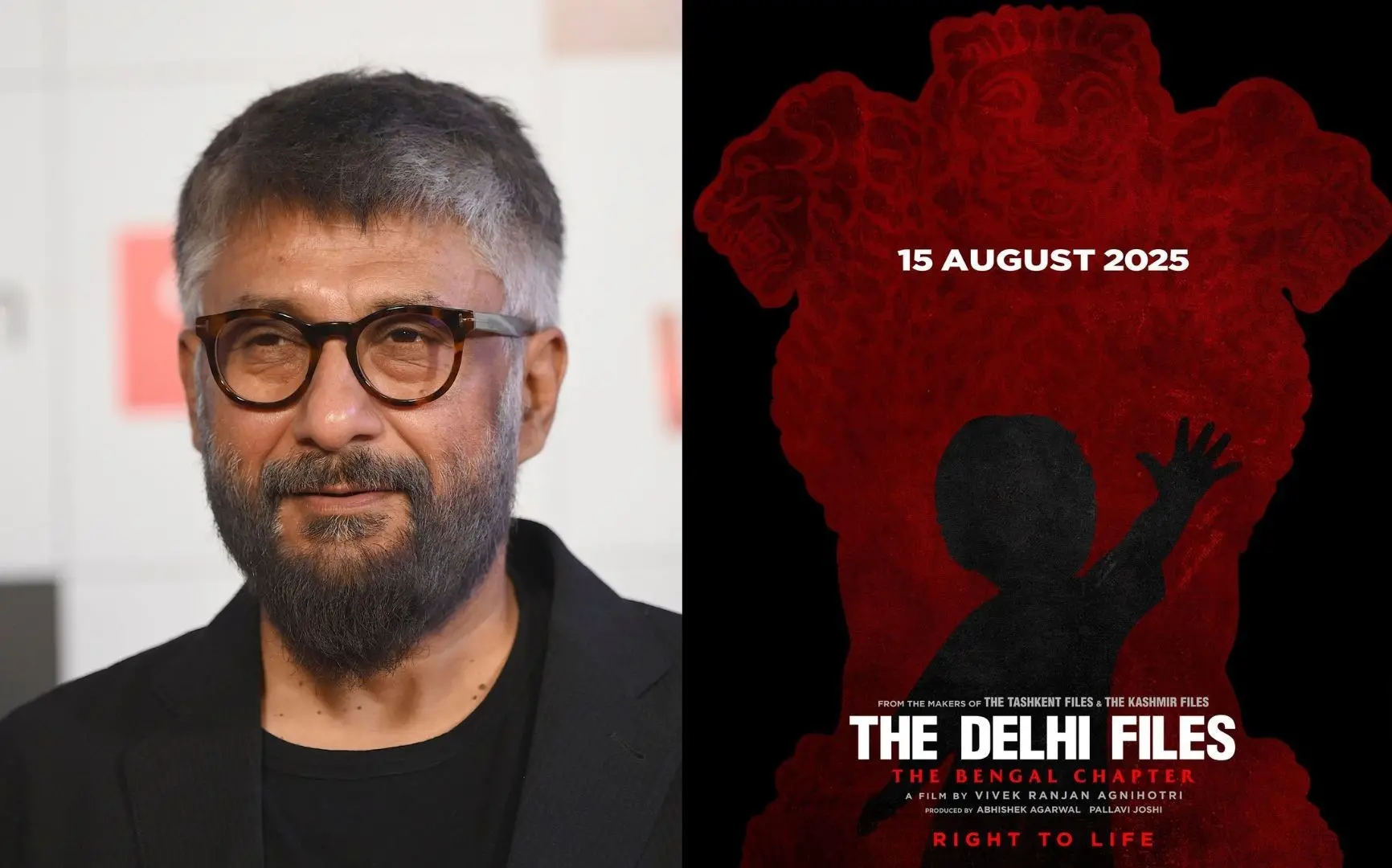 Vivek Agnihotri, Poster of the movie | Photos: AFP, X