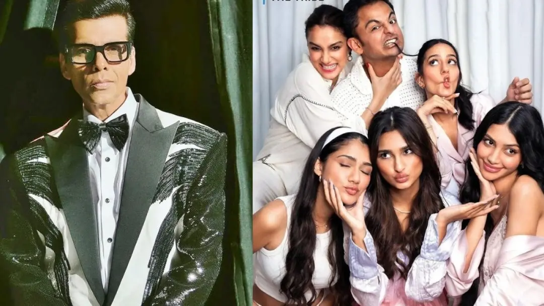 Photo: (L) Karan Johar, the official poster of the 'The Tribe'. | IANS