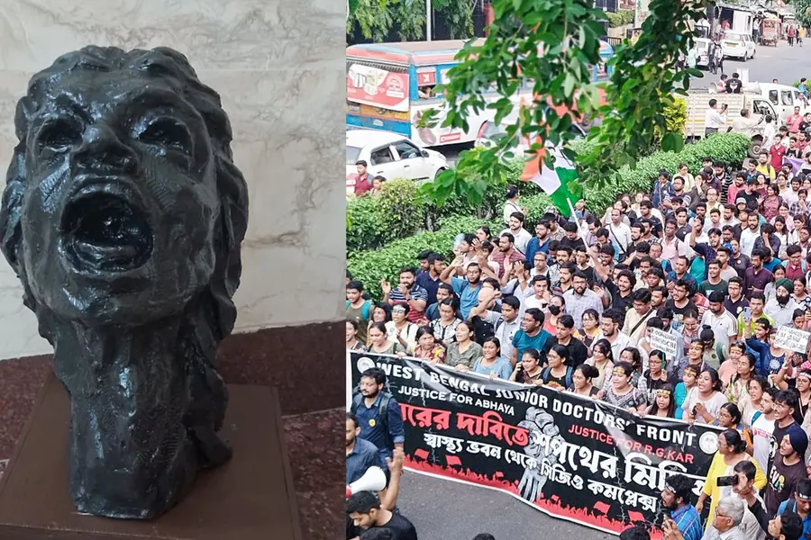 RG Kar protest: ‘Woman in pain’ statue sparks controversy, criticised by Trinamool leader