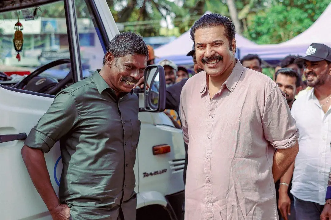 Vinayakan and Mammootty | Photo: facebook.com/Mammootty