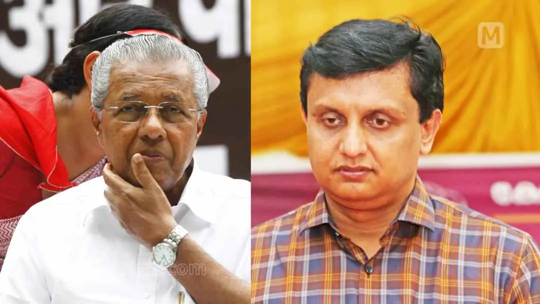 Pinarayi Vijayan, P.A. Mohammed Riyas | Photo: Mathrubhumi