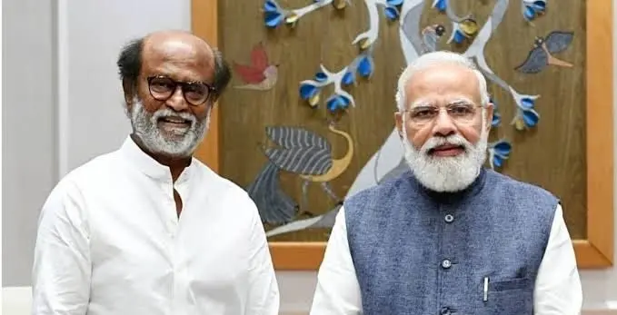 Rajnikanth with PM Narendra Modi | File Photo