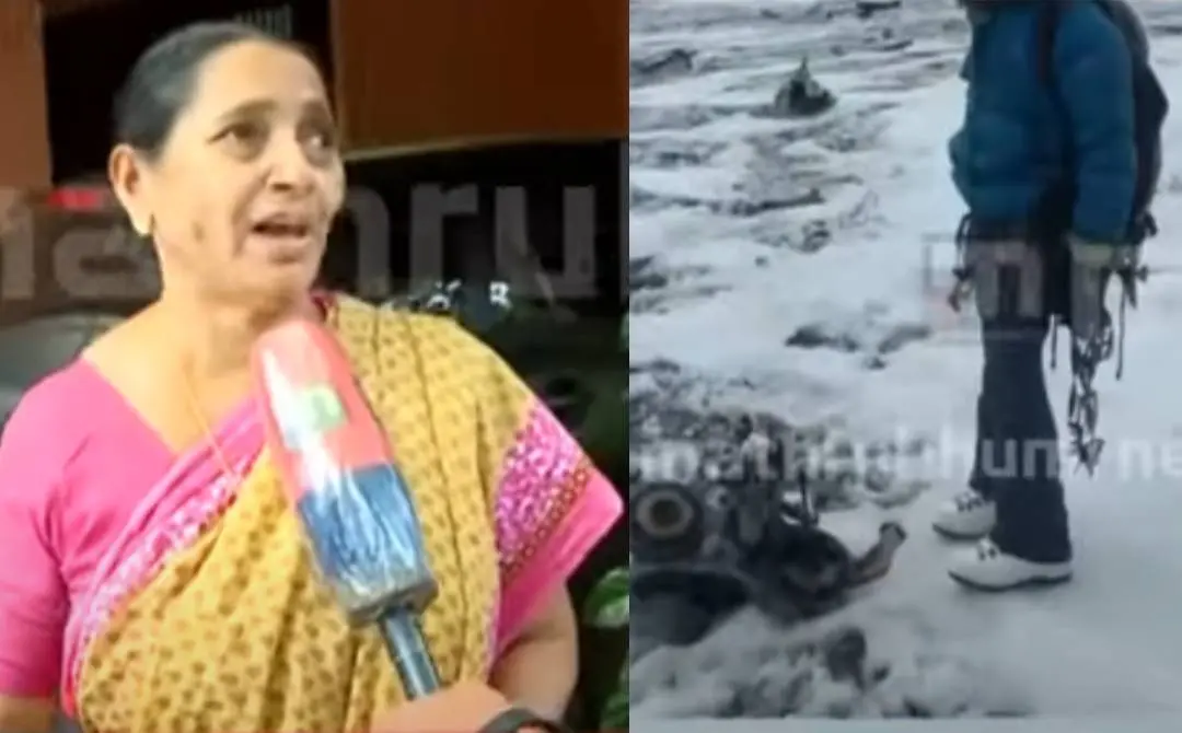 Mary Thomas, sister of Thomas Cherian | Photo: Screengrab of Mathrubhumi News