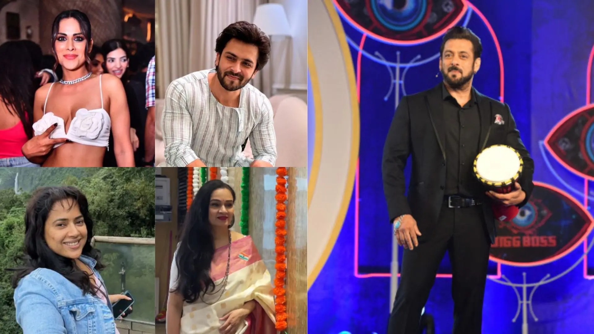 Bigg Boss 18 contestants and host