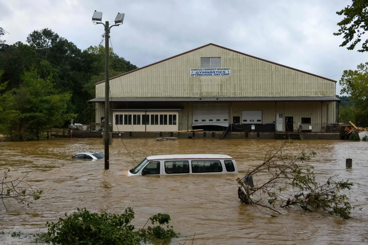 Storm Helene causes massive flooding across swath of Western North Carolina | Photo: AFP