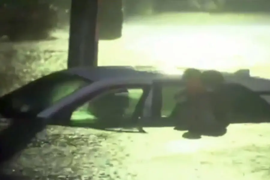 Meteorologist who halted Hurricane coverage to rescue woman from floodwaters hailed as hero | WATCH