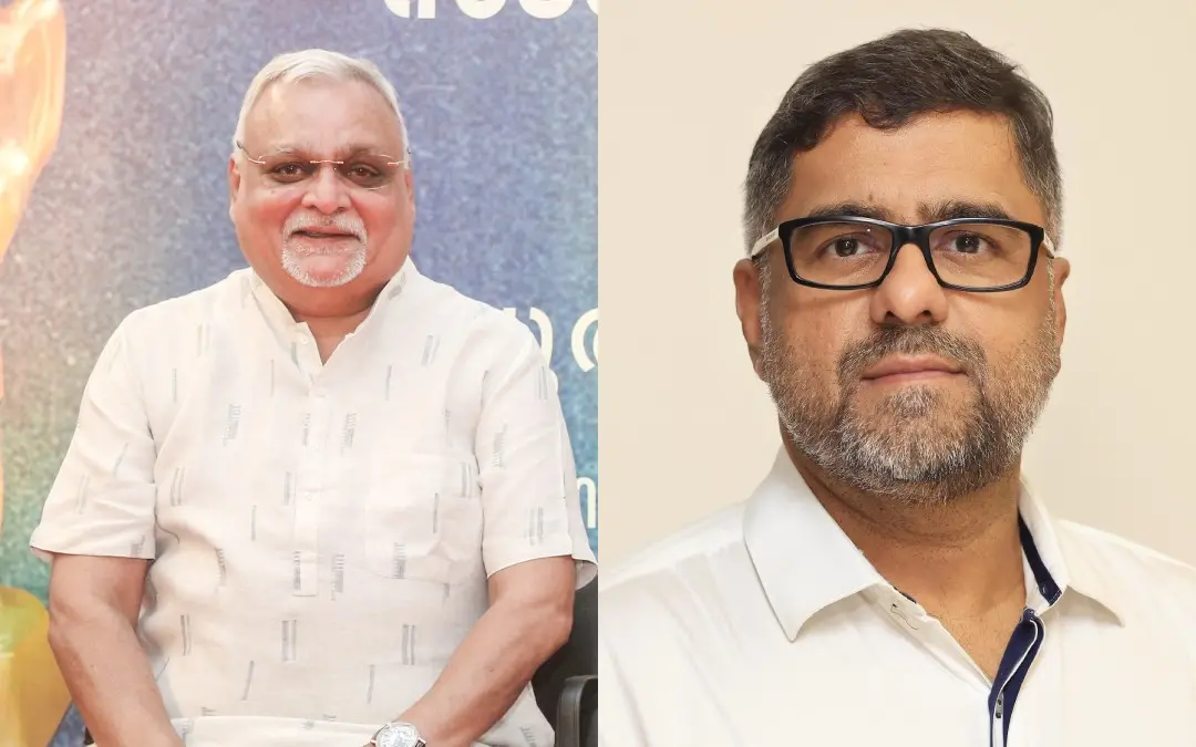 INS President MV Shreyams Kumar, Executive Committee member PV Nidhish | Photo: Mathrubhumi