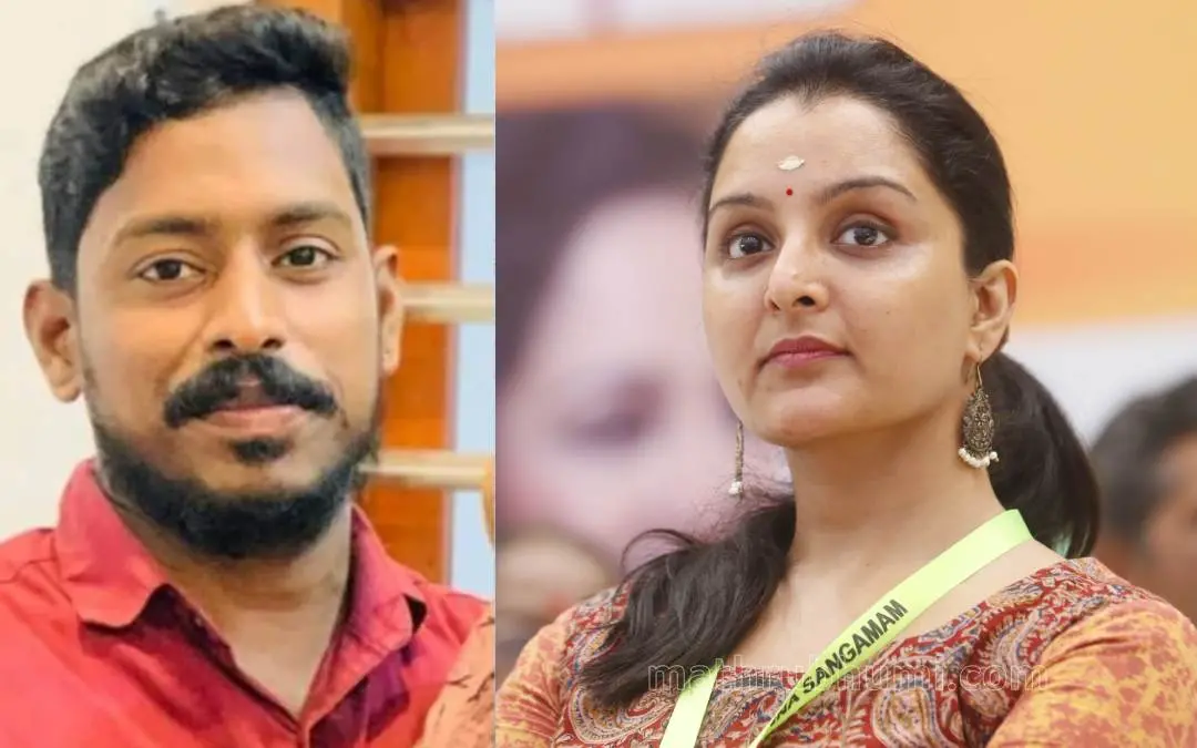 Arjun, Manju Warrier | Photo: Special arrangements, Sajan V Nambiar / Mathrubhumi