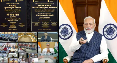 Prime Minister Narendra Modi dedicates three Param Rudra Supercomputing Systems and High-Performance Computing (HPC) Systems for Weather and Climate | Photo: ANI