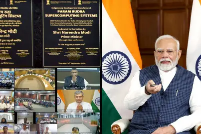 PM Modi unveils PARAM Rudra Supercomputers to enhance weather forecasting and research
