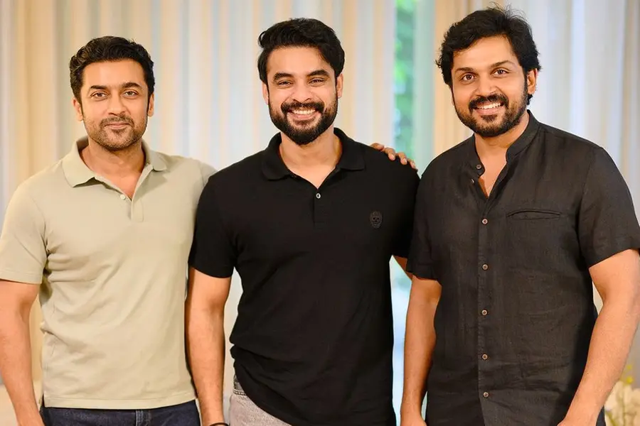 ‘Rolex, Maniyan and Dilli’: Fans go crazy as Karthi, Suriya and Tovino pose together
