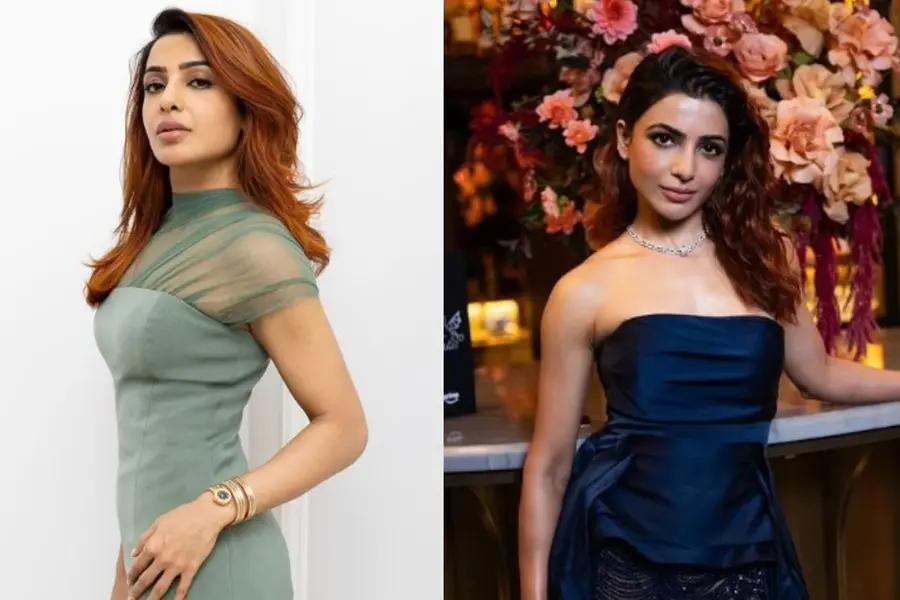 Samantha stuns in chic pastel, navy blue looks for 'Citadel: Honey Bunny' events