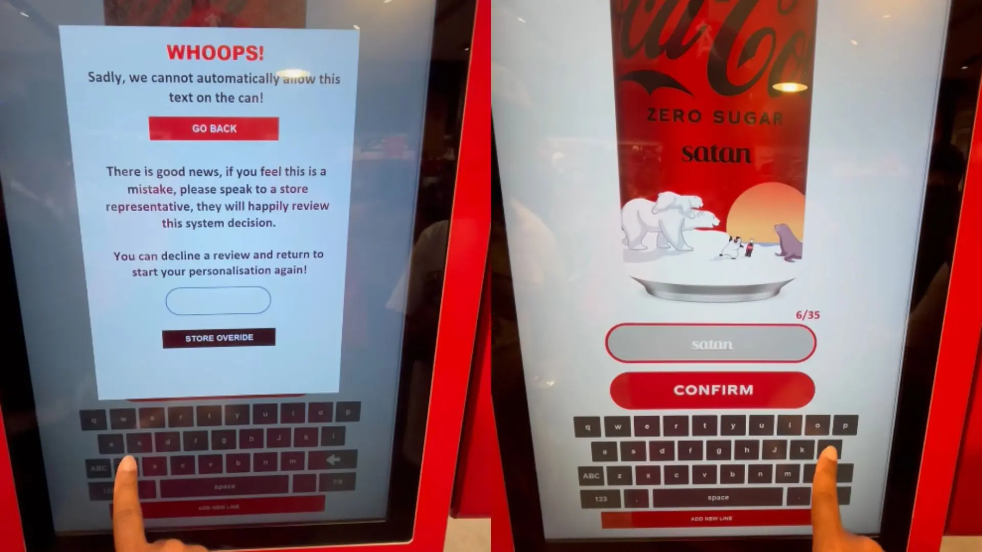 Viral video of Coca-Cola | Photo: facebook/Antwoine Hill