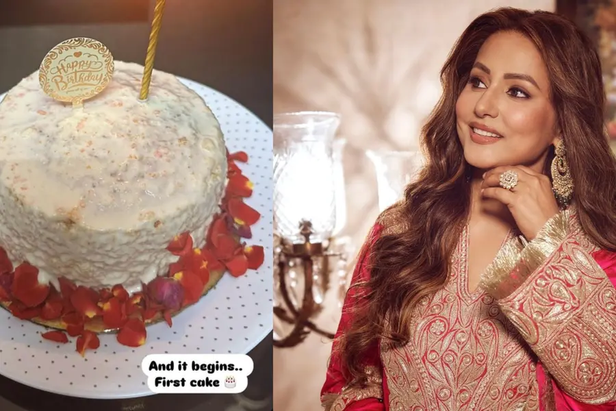 Hina Khan kicks off birthday celebrations 10 days early amid her cancer battle
