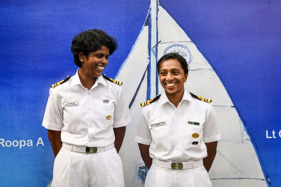 2 women Indian Navy officers are ready for a challenging voyage around the world