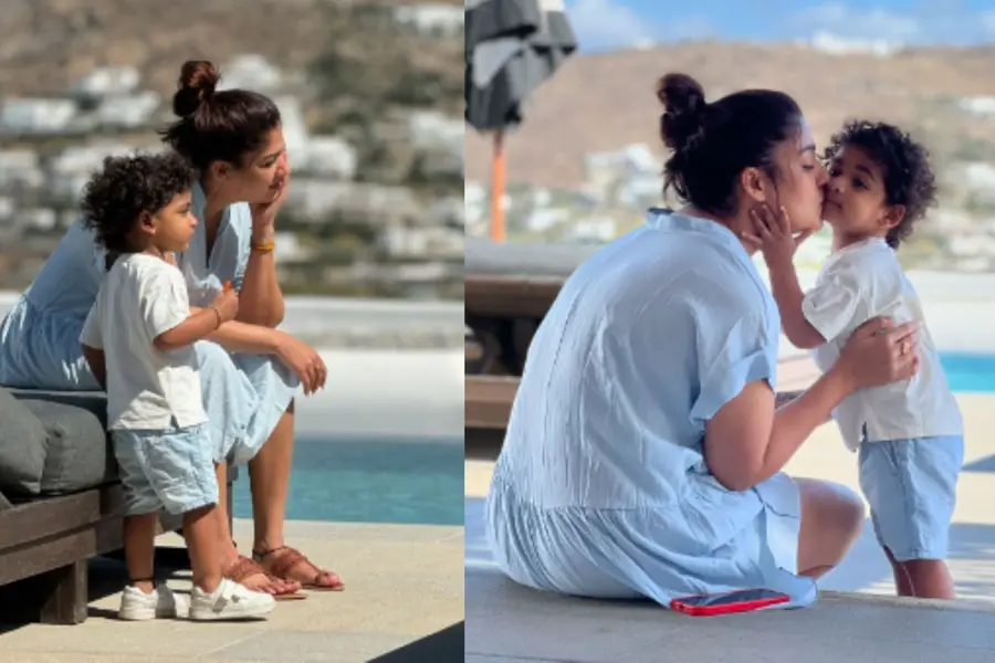 Nayanthara's Greece vacation pics with twins Uyir, Ulag will melt your heart