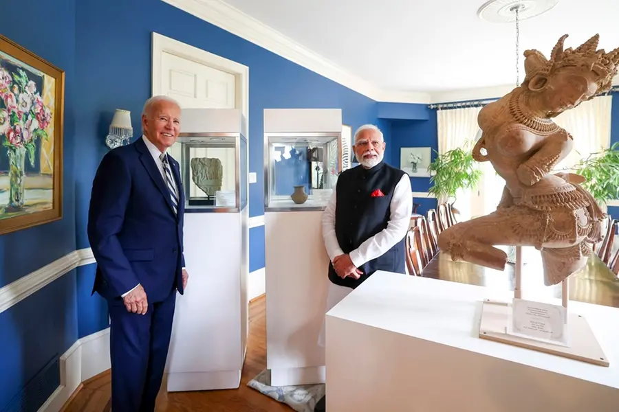 From Sandstone Apsara to Terracotta Vase: 297 smuggled artefacts handed back during Modi's US visit
