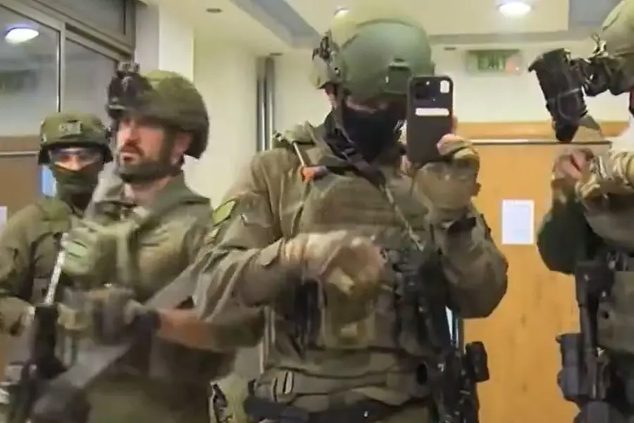Watch: Israeli forces raid Al Jazeera West Bank office, order 45-day closure