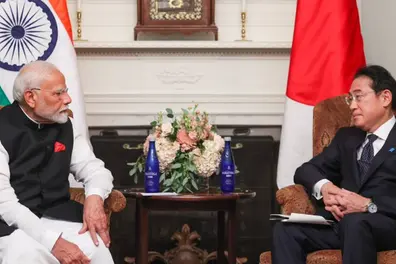 Modi meets Japanese PM Fumio Kishida; discusses ways to deepen bilateral ties